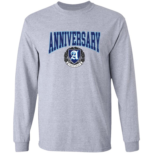 Deluxe Anniversary White Varsity T Shirt Deluxe Anniversary White Varsity T Shirt