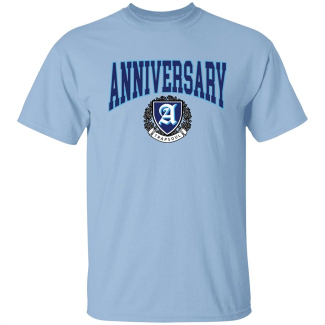 Deluxe Anniversary White Varsity T Shirt Deluxe Anniversary White Varsity T Shirt