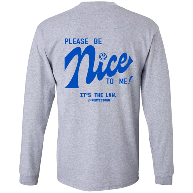 Kurtistown Please Be Nice To Me White Tee Kurtistown Please Be Nice To Me White Tee