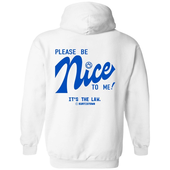 Kurtistown Please Be Nice To Me White Tee Kurtistown Please Be Nice To Me White Tee