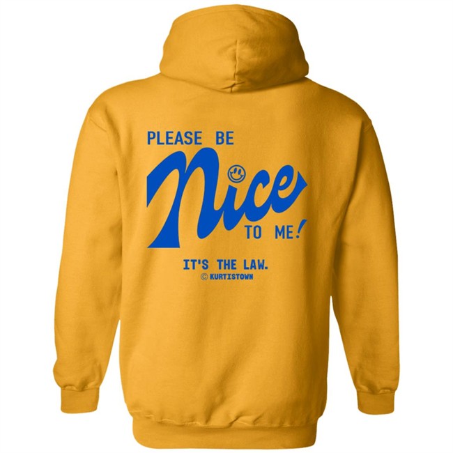 Kurtistown Please Be Nice To Me White Tee Kurtistown Please Be Nice To Me White Tee