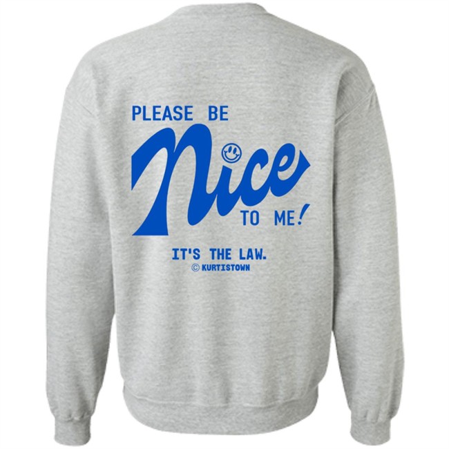 Kurtistown Please Be Nice To Me White Tee Kurtistown Please Be Nice To Me White Tee