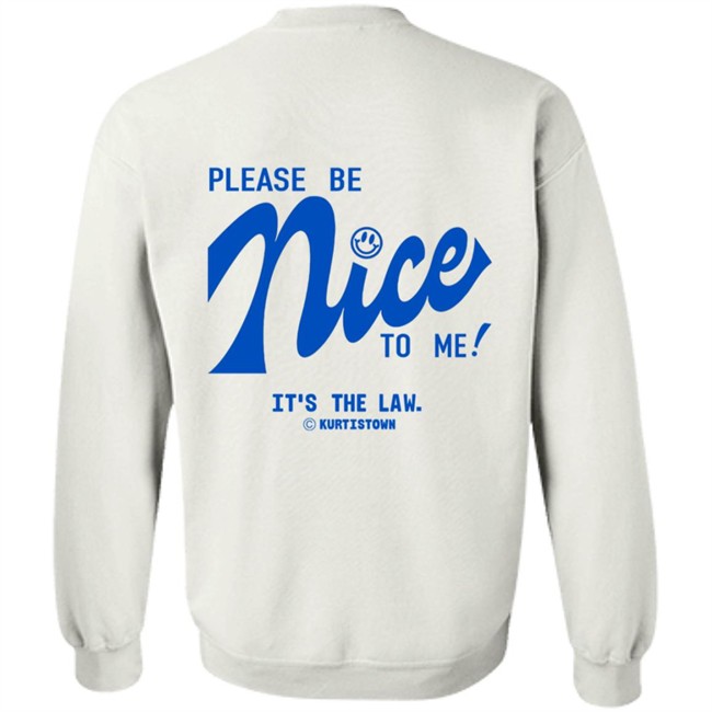Kurtistown Please Be Nice To Me White Tee Kurtistown Please Be Nice To Me White Tee