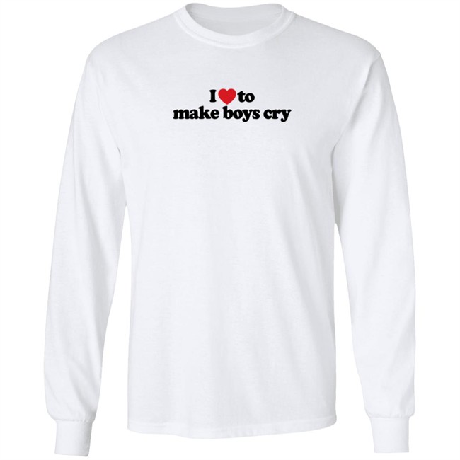 Adoreschoni I Love To Make Boys Cry T Shirt Adoreschoni I Love To Make Boys Cry T Shirt