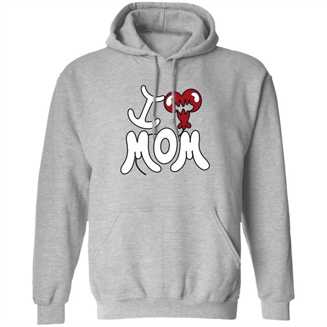 I Heart Mom Sherpa Hoodie