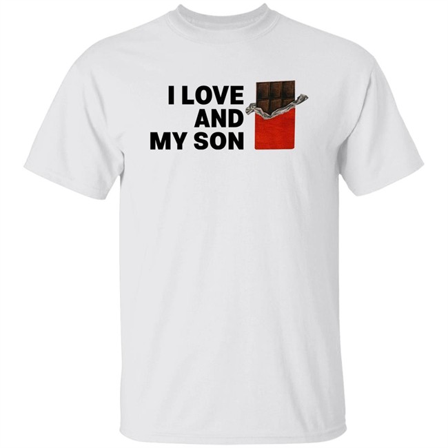I Love Chocolate And My Son Shirt Comic Sans Galore
