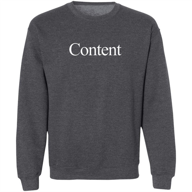 New York Magazine Content Crewneck
