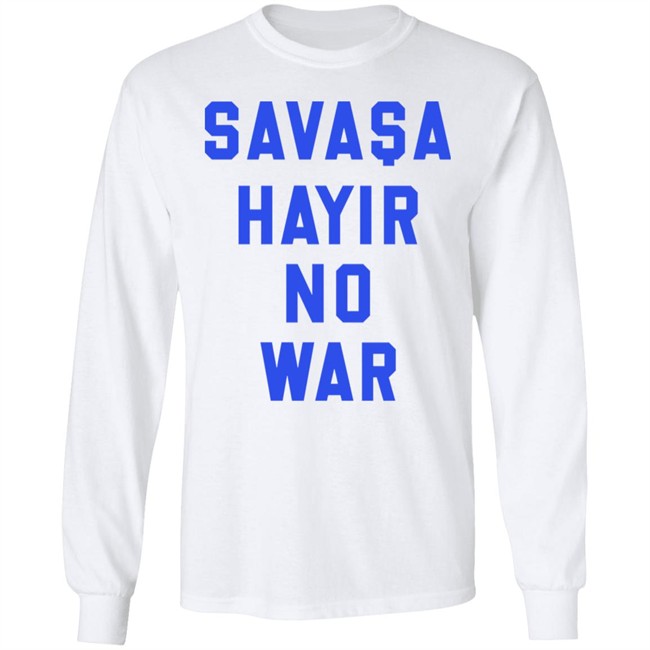 Turkish Footballer Aykut Demir Savasa Hayir No To War Ukraine T Shirt Turkish Footballer Aykut Demir Savasa Hayir No To War Ukraine T Shirt