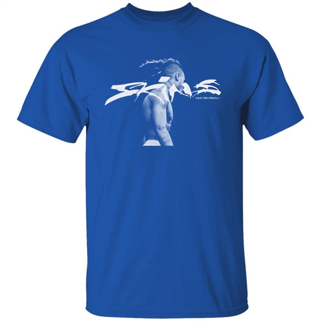 Xxxtentacion Merch Skins Blue Shirt Xxxtentacion Merch Skins Blue Shirt