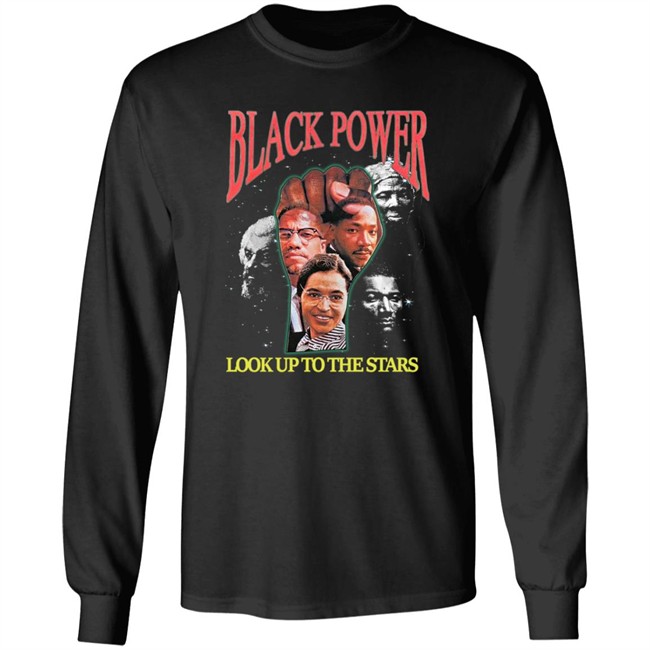 Black Power Look Up To The Stars Shirt Black Power Look Up To The Stars Shirt