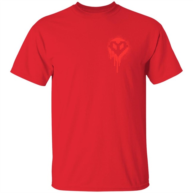 Red Bleeding Hardcore Heart Shirt Red Bleeding Hardcore Heart Shirt