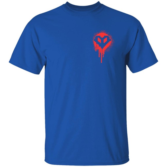 Red Bleeding Hardcore Heart Shirt Red Bleeding Hardcore Heart Shirt