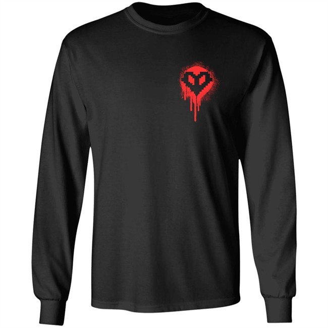 Red Bleeding Hardcore Heart Shirt Red Bleeding Hardcore Heart Shirt