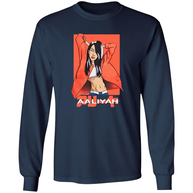 Urban Outfitters Aaliyah Anime Tee Shirt Black Urban Outfitters Aaliyah Anime Tee Shirt Black
