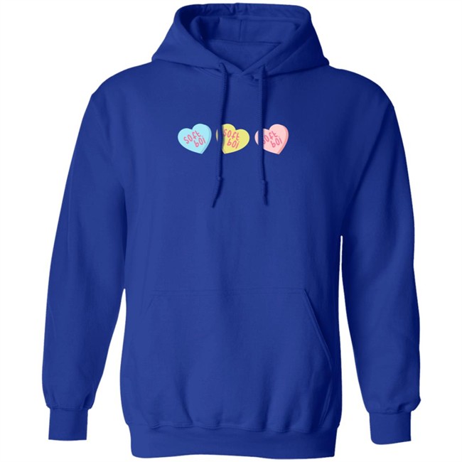 Soft Boi Merch Candy Hearts Hoodie Soft Boi Merch Candy Hearts Hoodie