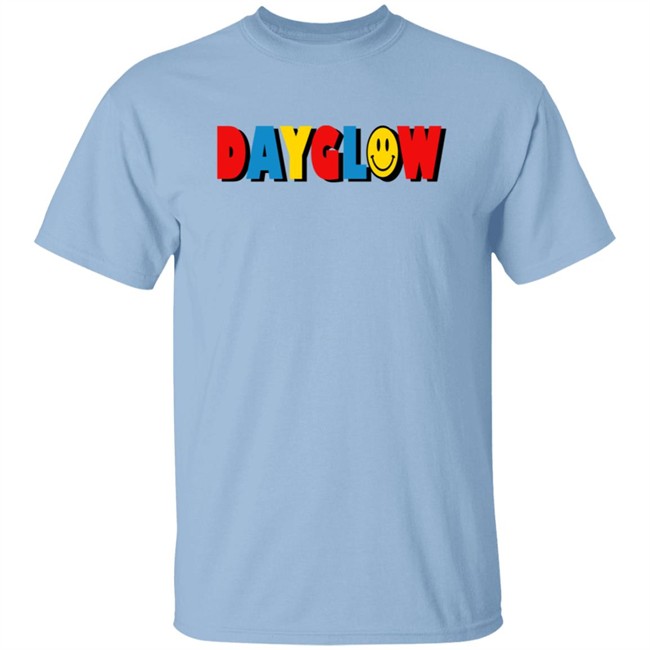 Dayglow Smiley Logo Black Shirt