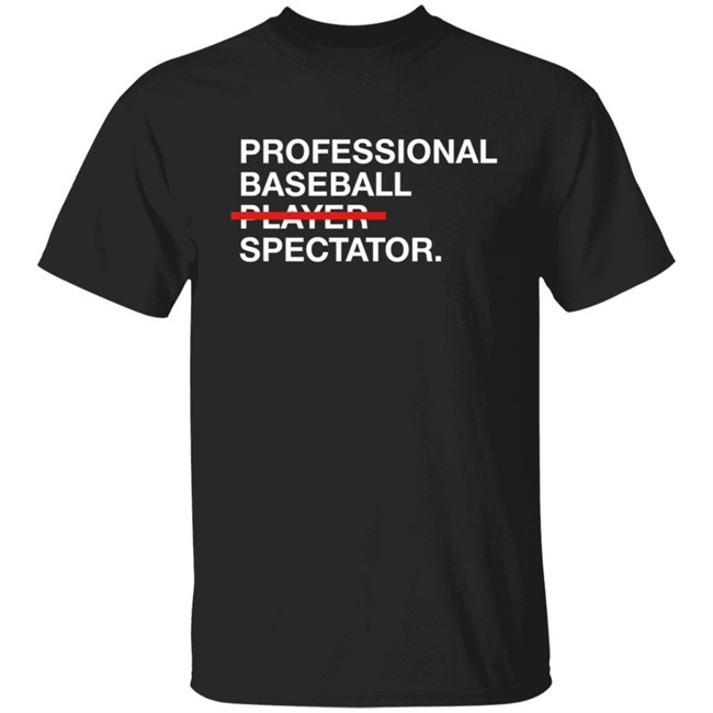 Obvious Shirts Professional Baseball Player Spectator Shirt
