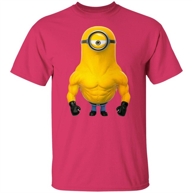 Rata Realno Minions Bodybuilder Tee Shirt Rata Realno Minions Bodybuilder Tee Shirt