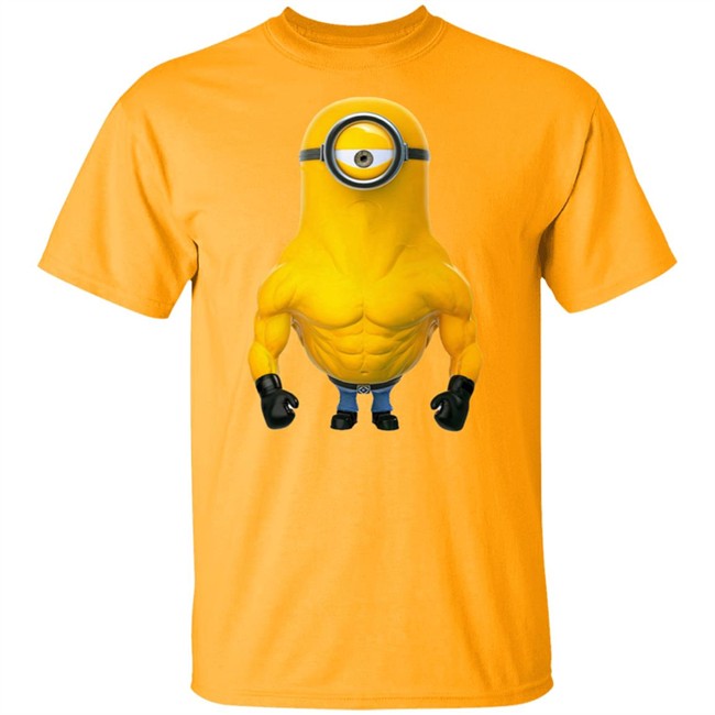 Rata Realno Minions Bodybuilder Tee Shirt Rata Realno Minions Bodybuilder Tee Shirt