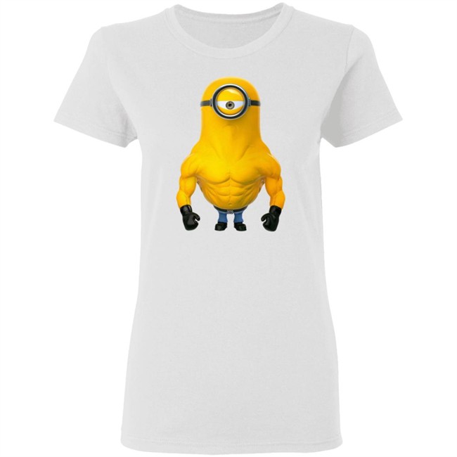 Rata Realno Minions Bodybuilder Tee Shirt Rata Realno Minions Bodybuilder Tee Shirt