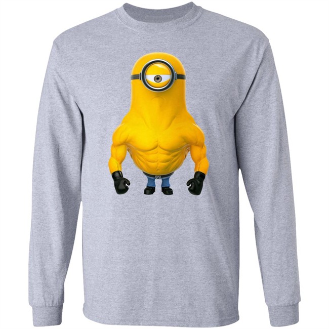 Rata Realno Minions Bodybuilder Tee Shirt Rata Realno Minions Bodybuilder Tee Shirt