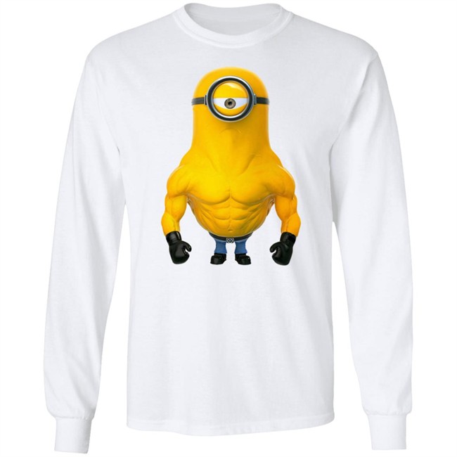 Rata Realno Minions Bodybuilder Tee Shirt Rata Realno Minions Bodybuilder Tee Shirt