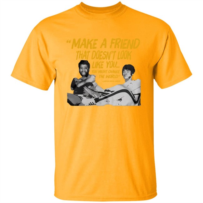 Kareem Abdul Jabbar Bruce Lee Make A Friend T Shirt Kareem Abdul Jabbar Bruce Lee Make A Friend T Shirt