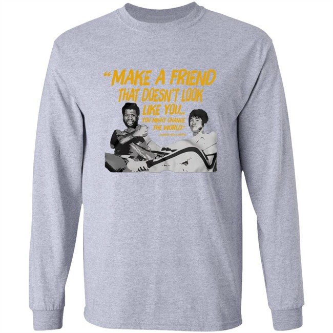 Kareem Abdul Jabbar Bruce Lee Make A Friend T Shirt Kareem Abdul Jabbar Bruce Lee Make A Friend T Shirt