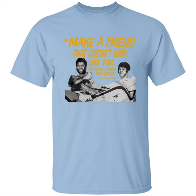 Kareem Abdul Jabbar Bruce Lee Make A Friend T Shirt