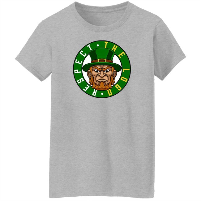 Glen Davis Respect The Logo Angry Leprechaun T Shirt Nets-Celtics Glen Davis Respect The Logo Angry Leprechaun T Shirt Nets-Celtics