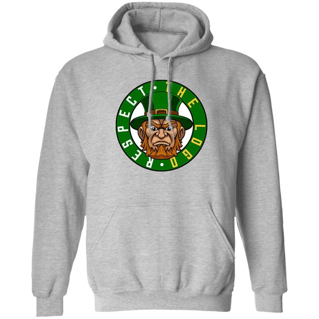 Glen Davis Respect The Logo Angry Leprechaun T Shirt Nets-Celtics Glen Davis Respect The Logo Angry Leprechaun T Shirt Nets-Celtics
