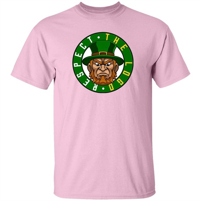 Glen Davis Respect The Logo Angry Leprechaun T Shirt Nets-Celtics Glen Davis Respect The Logo Angry Leprechaun T Shirt Nets-Celtics