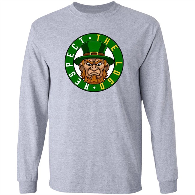 Glen Davis Respect The Logo Angry Leprechaun T Shirt Nets-Celtics Glen Davis Respect The Logo Angry Leprechaun T Shirt Nets-Celtics