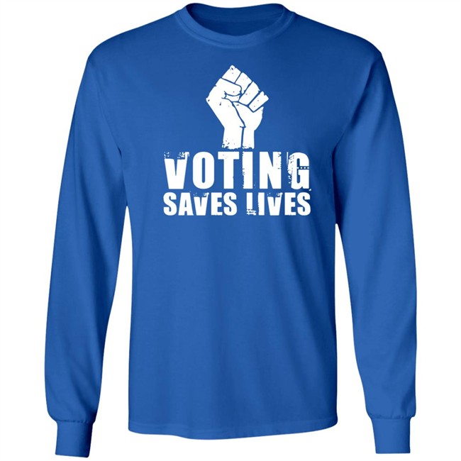 Rainy Studios Voting Saves Lives - V1 Shirt Sam Aburime Rainy Studios Voting Saves Lives - V1 Shirt Sam Aburime