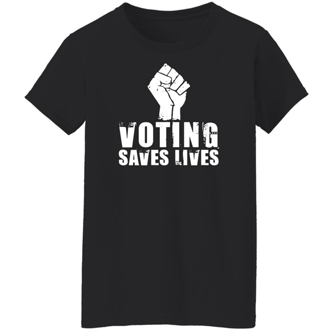 Rainy Studios Voting Saves Lives - V1 Shirt Sam Aburime Rainy Studios Voting Saves Lives - V1 Shirt Sam Aburime