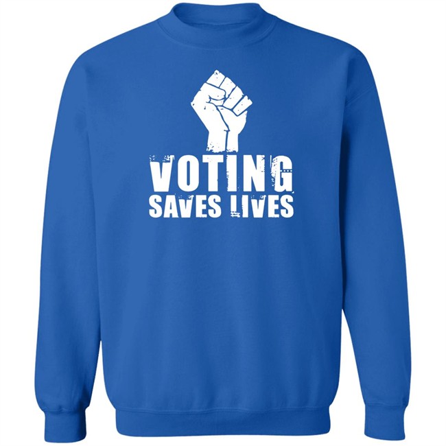 Rainy Studios Voting Saves Lives - V1 Shirt Sam Aburime Rainy Studios Voting Saves Lives - V1 Shirt Sam Aburime
