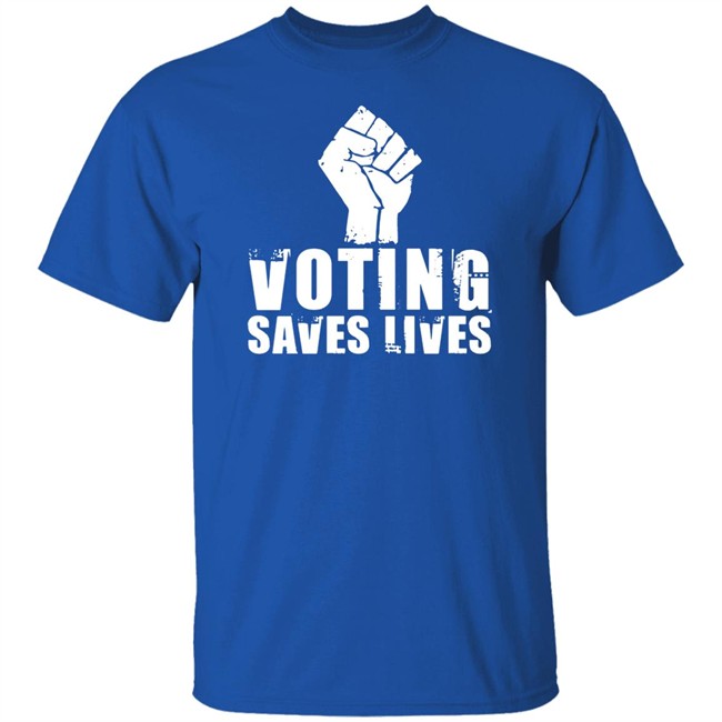 Rainy Studios Voting Saves Lives - V1 Shirt Sam Aburime Rainy Studios Voting Saves Lives - V1 Shirt Sam Aburime