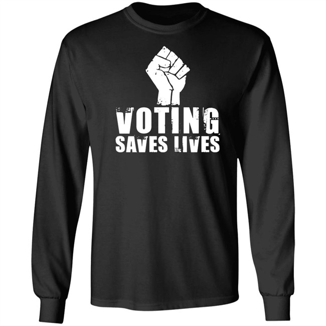 Rainy Studios Voting Saves Lives - V1 Shirt Sam Aburime Rainy Studios Voting Saves Lives - V1 Shirt Sam Aburime