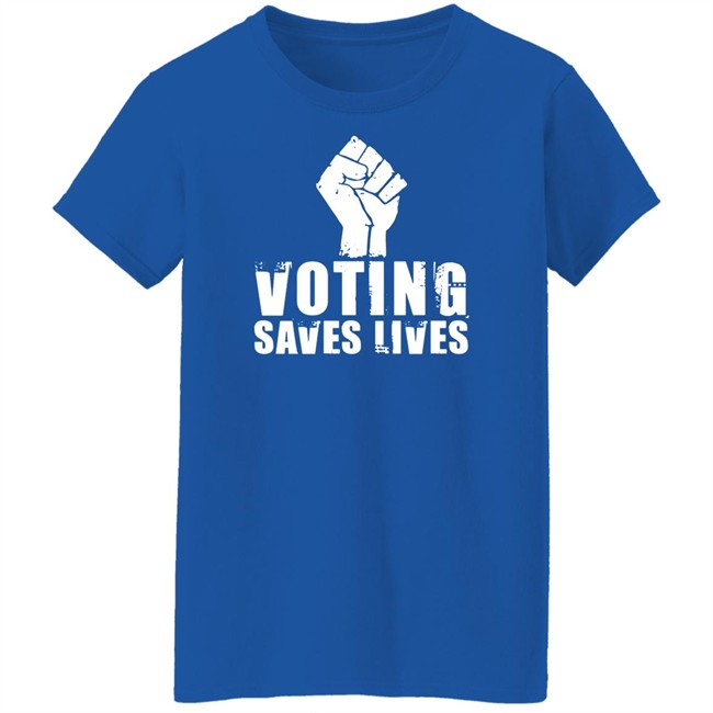 Rainy Studios Voting Saves Lives - V1 Shirt Sam Aburime Rainy Studios Voting Saves Lives - V1 Shirt Sam Aburime