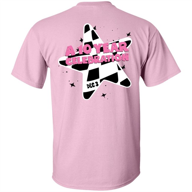 5Sos Merch 5 Seconds Of Summer 10 Year Celebration Tee Shirt