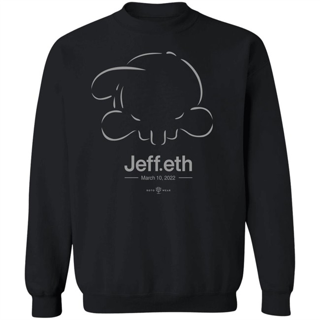 Rotowear Merch Jeff.Eth March 10 2022 T Shirt Jeff Pasan Cespedesbbq Rotowear Merch Jeff.Eth March 10 2022 T Shirt Jeff Pasan Cespedesbbq