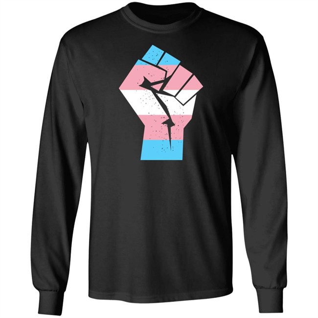 Jamie Lee Curtis Pride Protect Trans Kids Trans Hand Fist T Shirt Jamie Lee Curtis Pride Protect Trans Kids Trans Hand Fist T Shirt