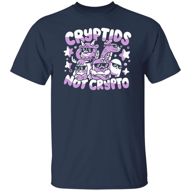 Jushmu Cryptids Not Crypto Shirt The Yetee Jushmu Cryptids Not Crypto Shirt The Yetee