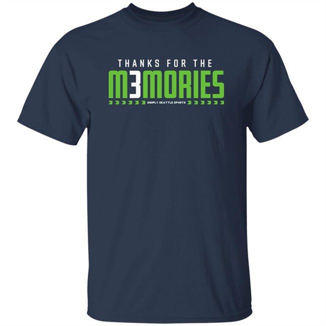 Russell Wilson Thanks For The Memories Simply Seattle Sports Shirt Simply Seattle Store
