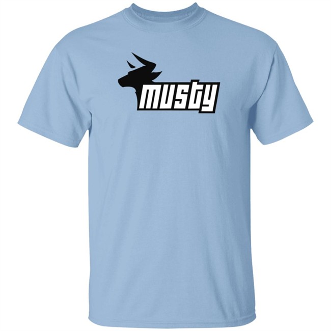 Musty Merch A Musty Cow White T Shirt
