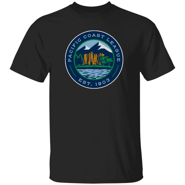 Pacific Coast League Est 1903 Logo New Shirt Tim Hagerty Minor League Baseball