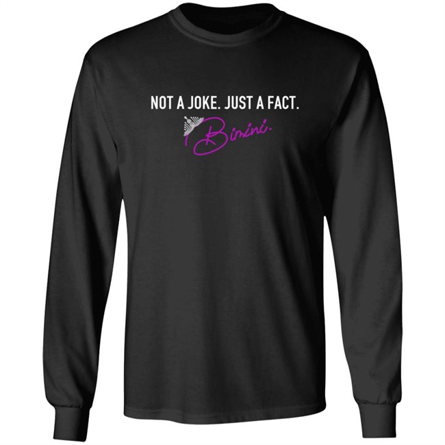 Not A Joke Shirt Black Bimini Store Not A Joke Shirt Black Bimini Store