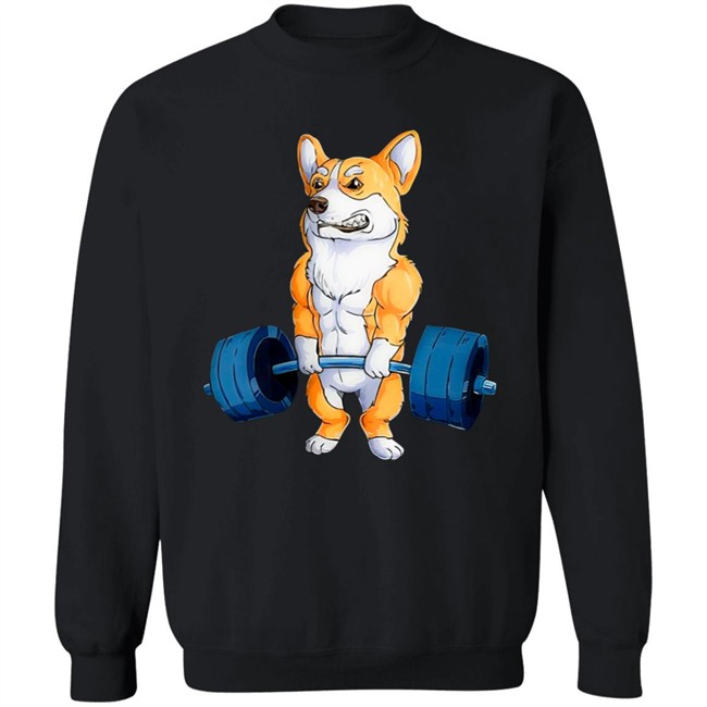 Aliceson And Lee Dog Fitness Day CrewNeck Sweatshirt