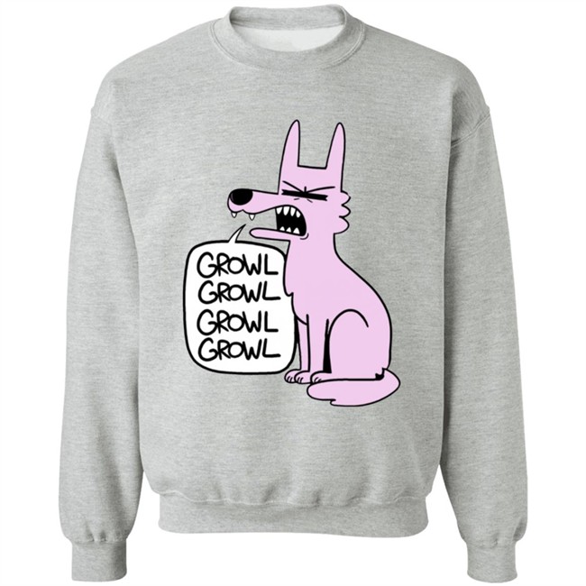 Ac Stuart Pink Wolf Growl Growl Hoodie Ac Stuart Pink Wolf Growl Growl Hoodie