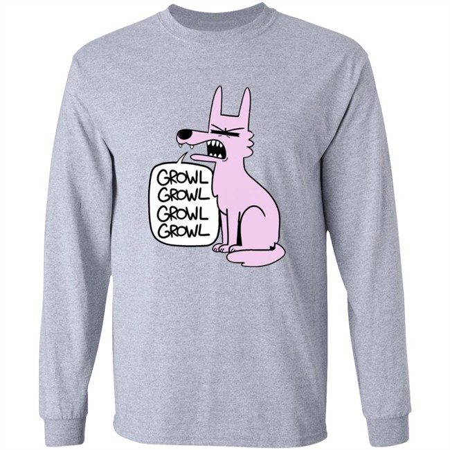 Ac Stuart Pink Wolf Growl Growl Hoodie Ac Stuart Pink Wolf Growl Growl Hoodie
